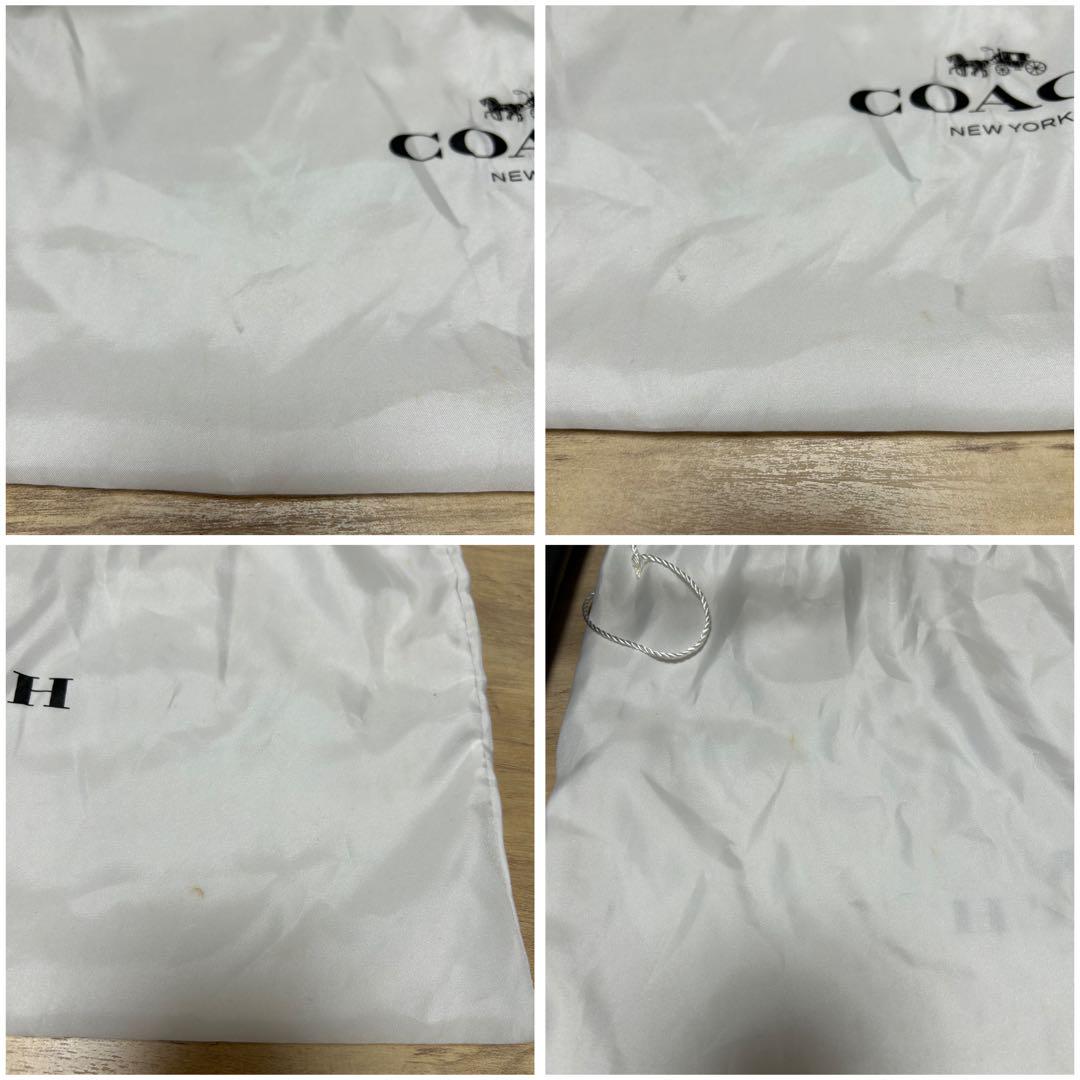最終価格 COACH 2wayバッグ レザー 保存袋付き ターンロッ