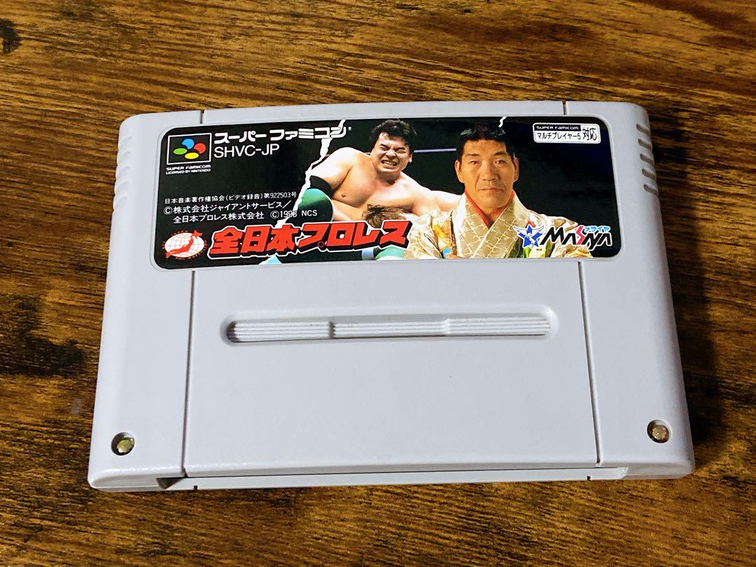 NEWモデル 全日本プロレス 端子クリーニング済み スーパーファミコン Nintendo Switch