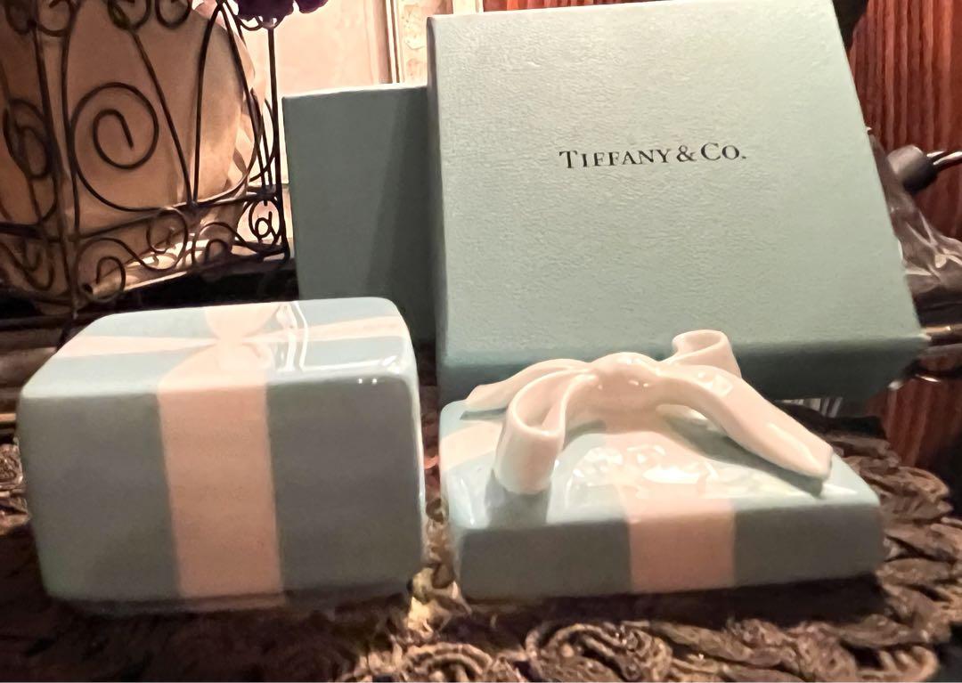 TIFFANY＆Co. ティファニーブルーボウボックス 陶器 新品 箱付き