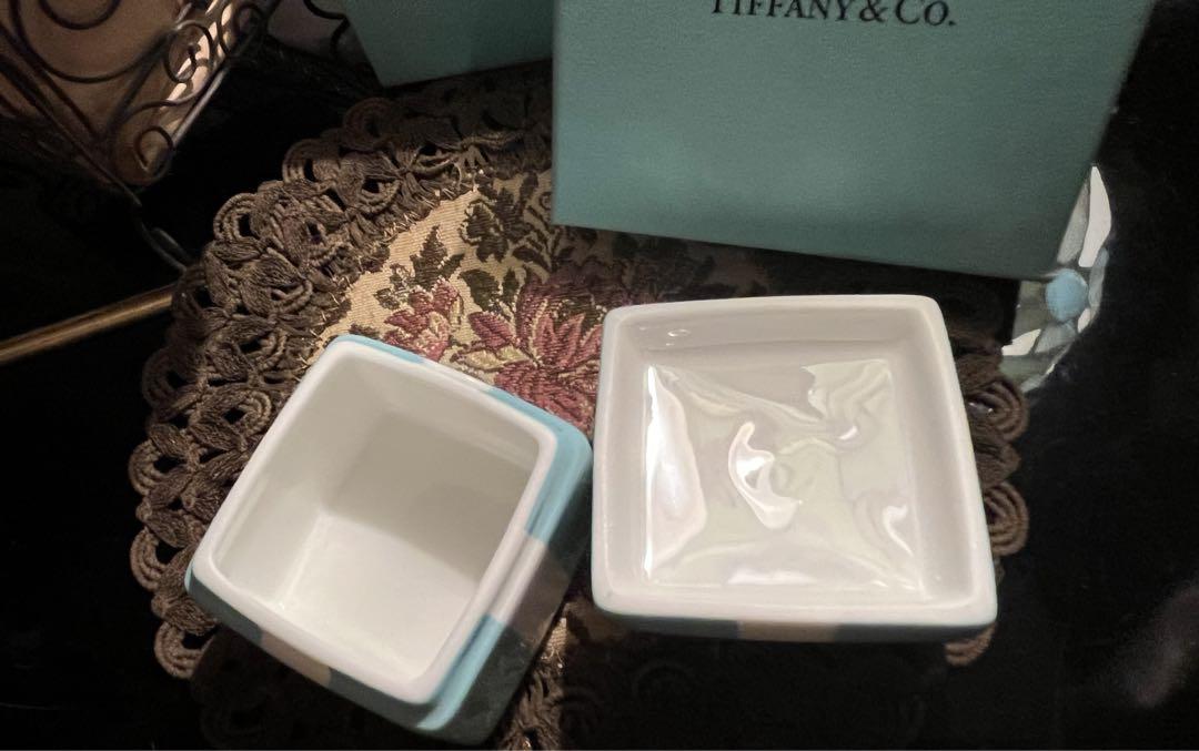 TIFFANY＆Co. ティファニーブルーボウボックス 陶器 新品 箱付き