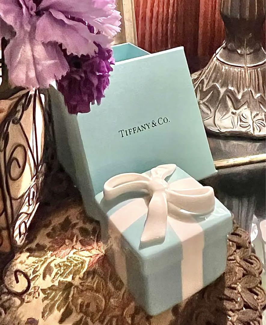 TIFFANY＆Co. ティファニーブルーボウボックス 陶器 新品 箱付き