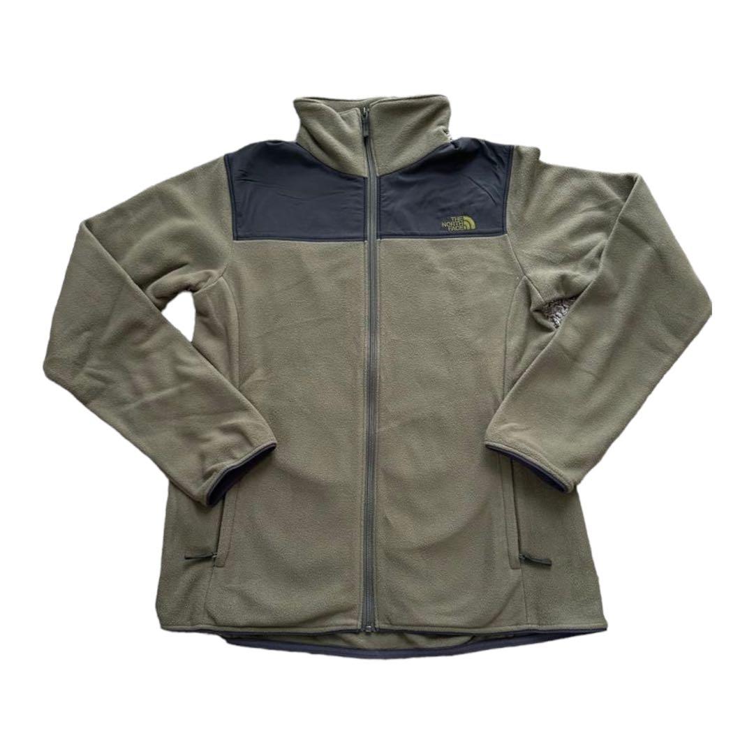 絶対一番安い The North 小学生 中学生 フリース カーキ レディースL