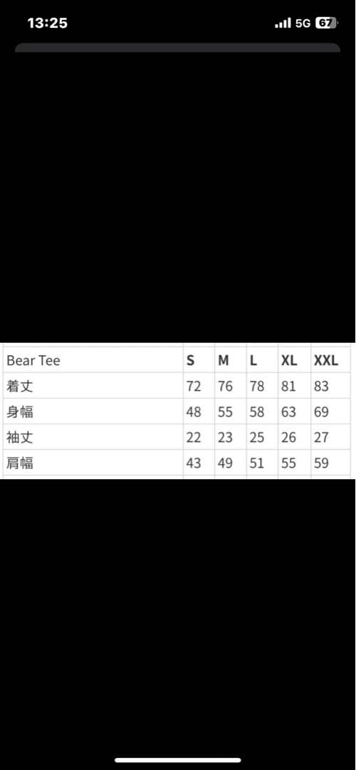 Supreme Bear Tee Black Lサイズ