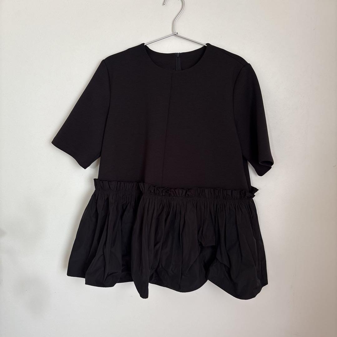 Mila Owen tシャツ ドッキングペプラムトップスブラウス