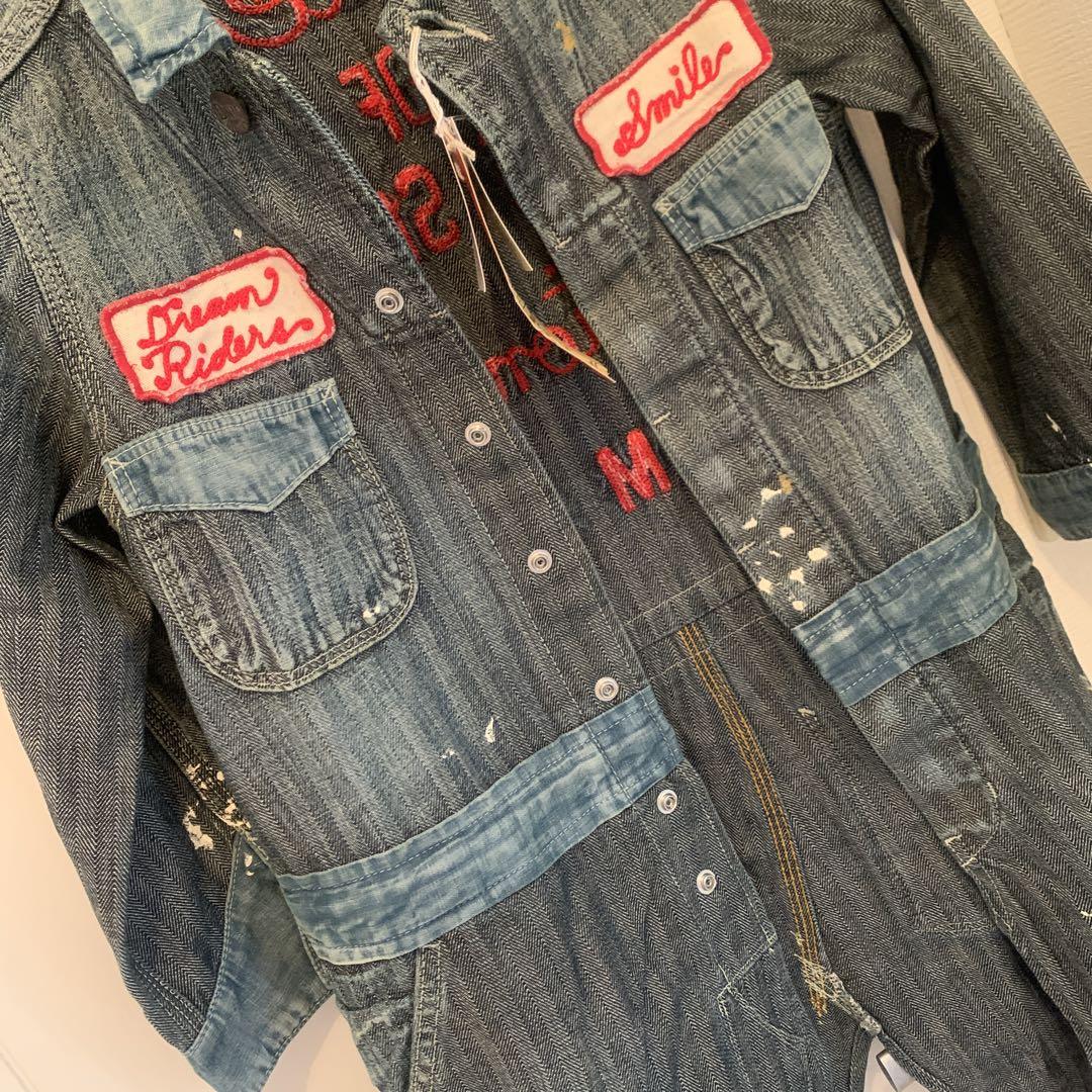 新品　デニム＆ダンガリー ワンピース　120