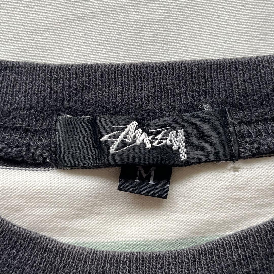 stussy ステューシー ボーダーtシャツ ポケt 80s 黒タグ usa stussy ステューシー ボーダーtシャツ ポケt 80s 黒タグ usa