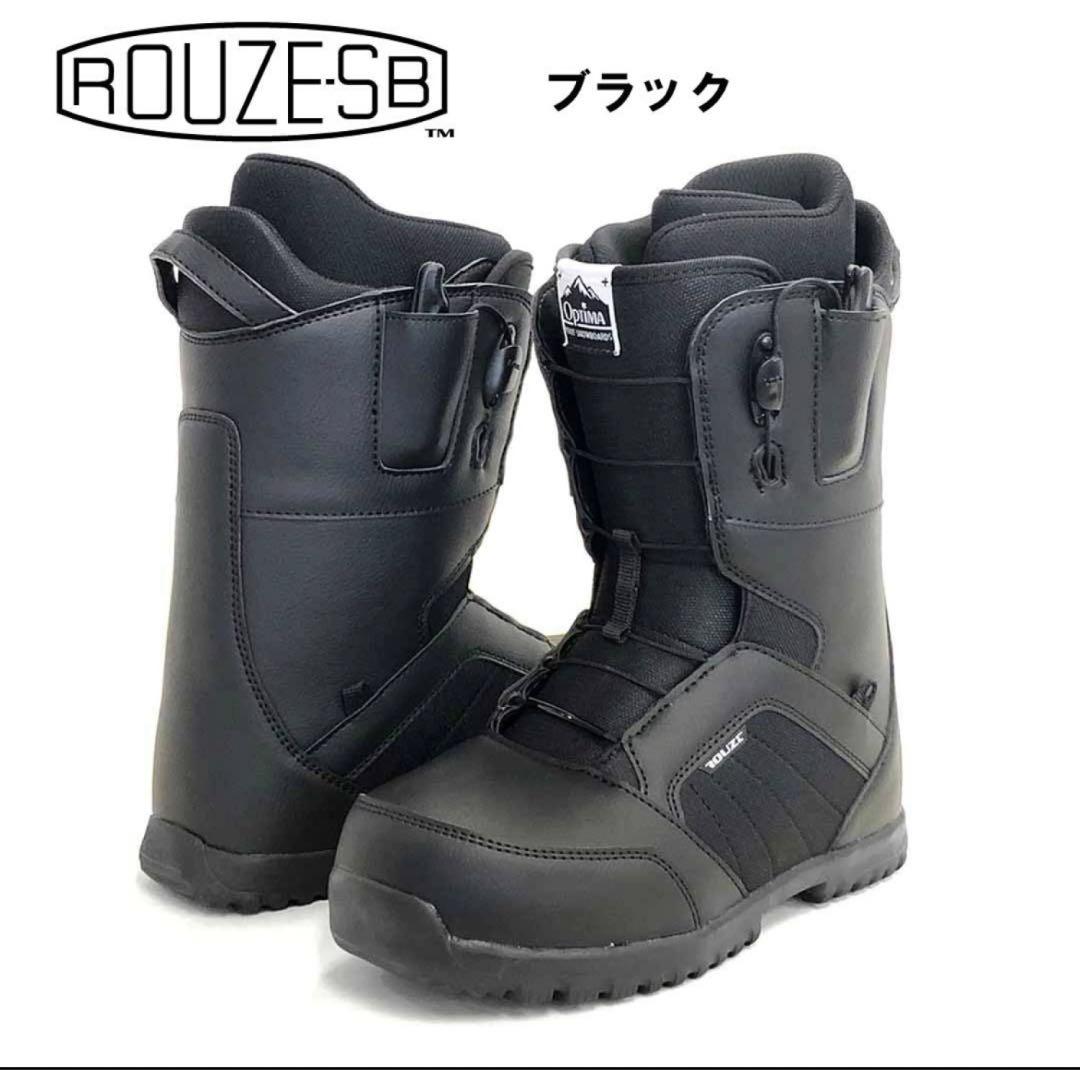 超人気新品 新品ROUZEクイックレース RZ222Q BLACK 軽量ブラック27.0cm スノーボード