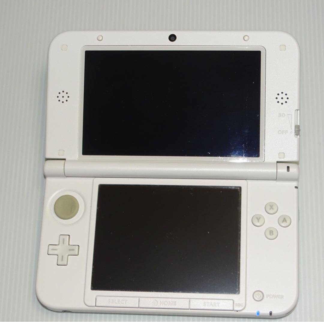ニンテンドー3DS LL ミント×ホワイト動作確認済QA5704