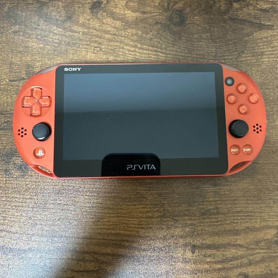 playstation vita pch-2000 メタリックレッド本体