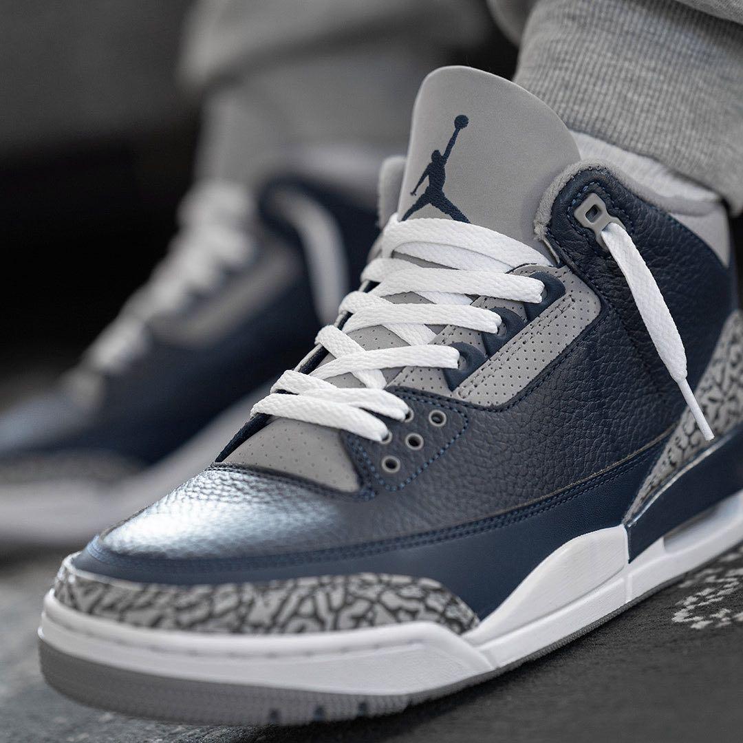 ナイキ　AIRJORDAN  ジョーダン3  ネイビー　ジョージタウン　26.5