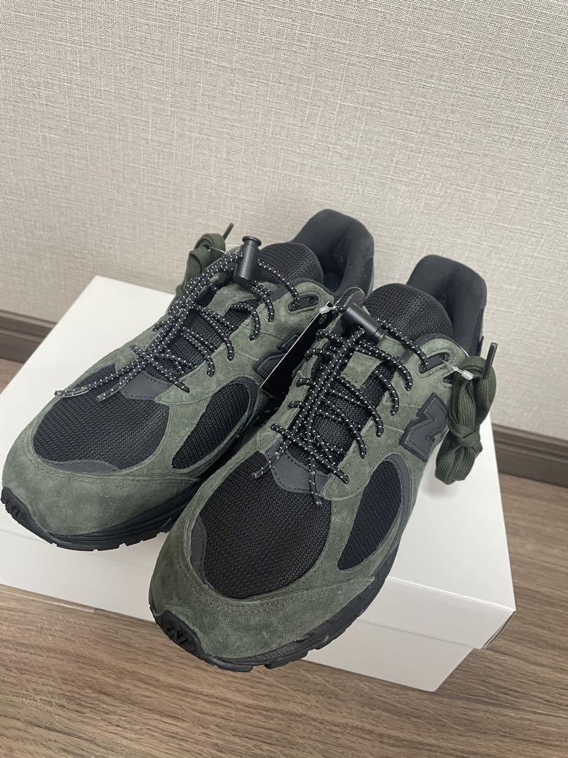 New Balance JJJound スニーカー オリーブグリーン/ブラック