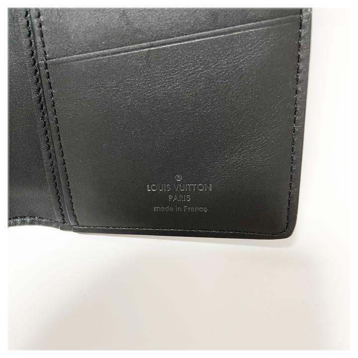 【美品】LOUIS VUITTON ダークアンフィニティ ポルトフォイユ ブラザ