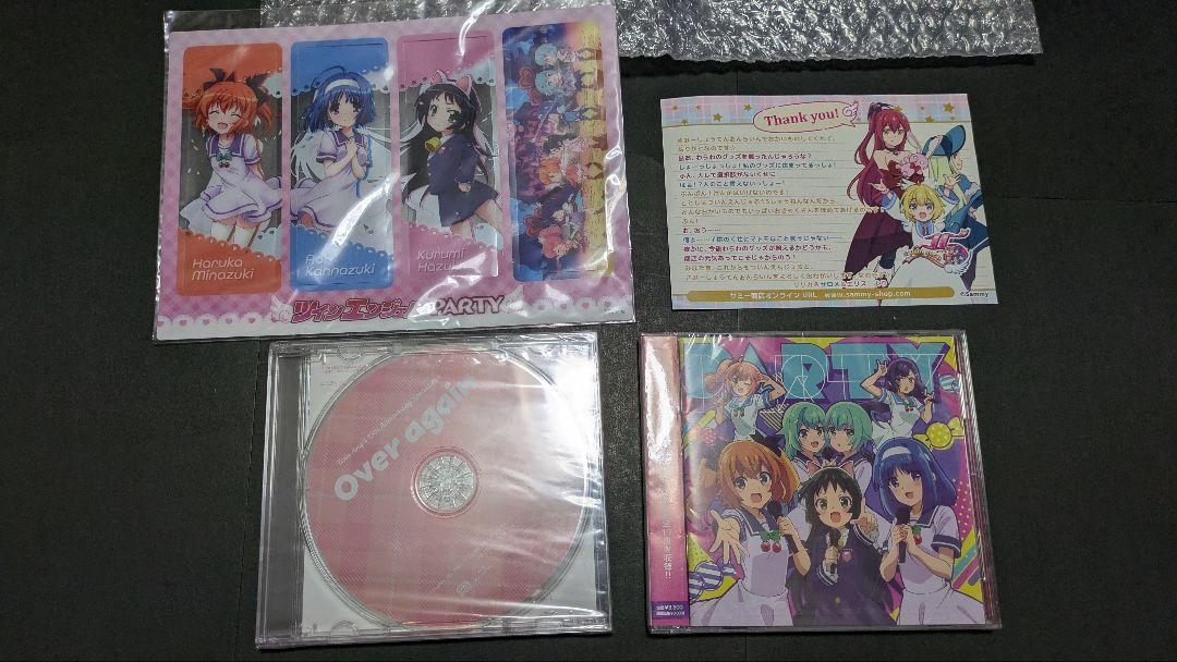 ツインエンジェルParty　CD/Blu-ray、クリア栞セット