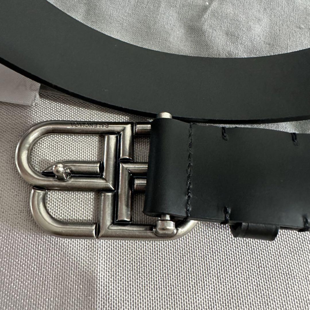 Balenciaga BB ロゴ レザーベルト
