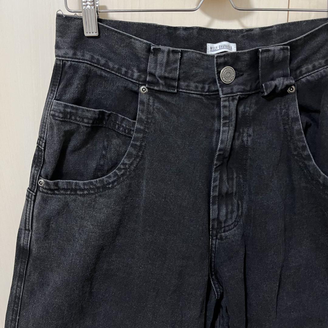 パンツ WILLY CHAVARRIA DENIM LAYERED PANTS
