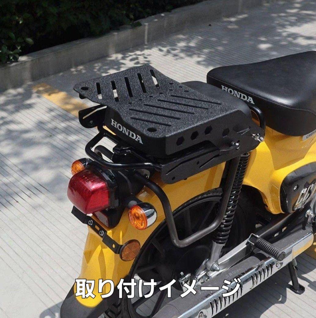 クロスカブ スーパーカブ スライド リア キャリア カーボンスチール ブラック 楽天市場】ホンダ スーパーカブ クロスカブ リアキャリア 50 110