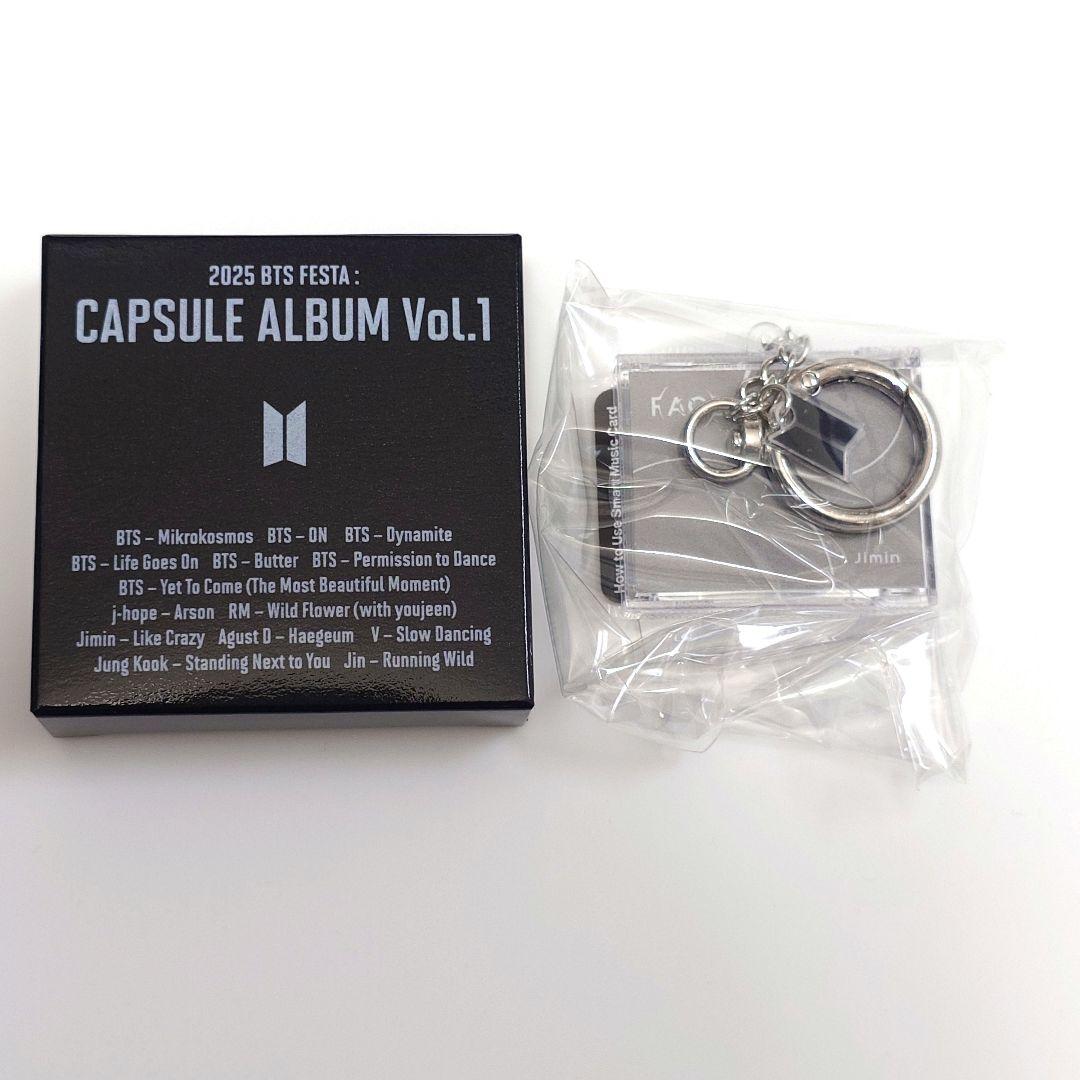 BTS FESTA 2025 カプセルトイ JIMIN BTS-2025 BTS FESTA CAPSULE MERCH FULL PACKAGE POB PHOTO CARD