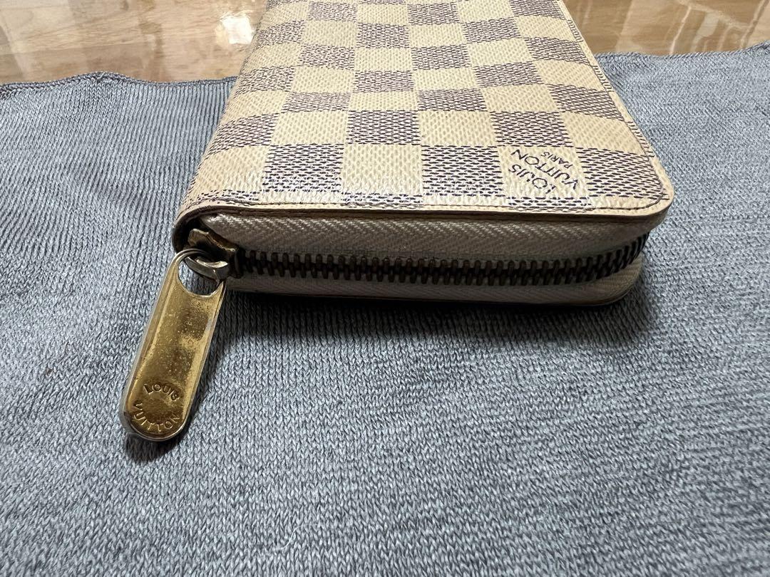 LOUIS VU I TTON ルイビトン ダミエ　ラウンドファスナー長財布！