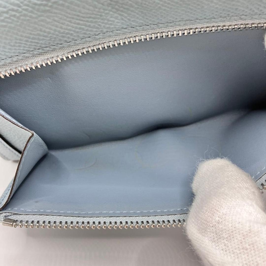 ボナべンチュラ エンベロープ 長財布 レザー ウォレット シボ革