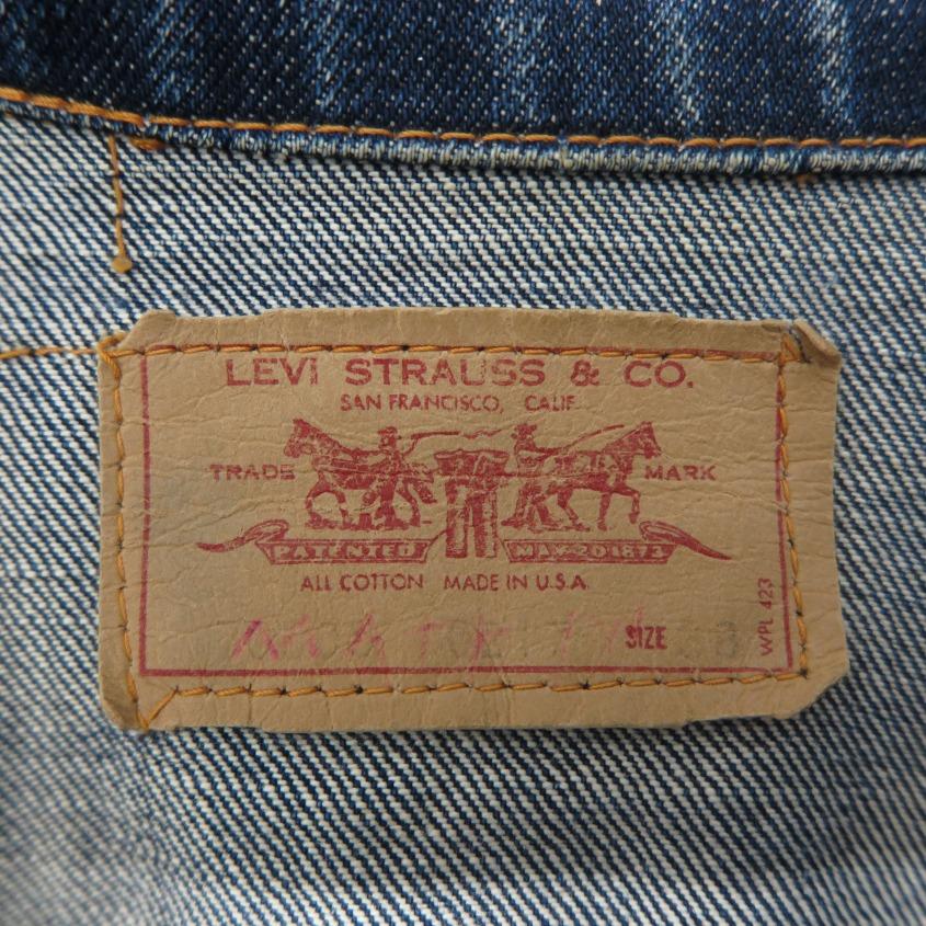 濃紺 60's リーバイス 70505 ビッグE デニムジャケット 38