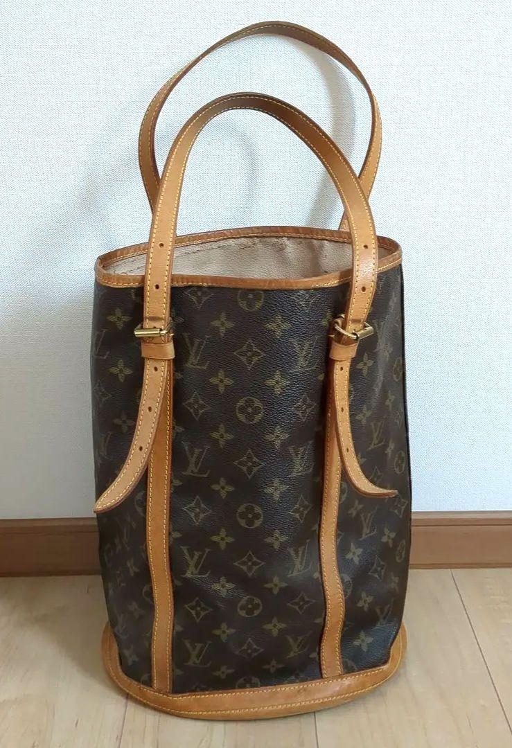 Louis Vuitton バケツトートバッグ ブラウン キャンバス