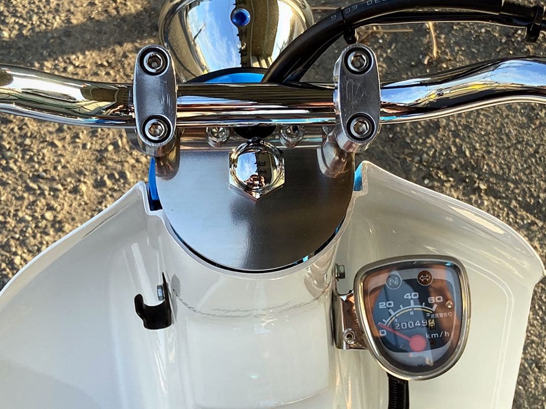スーパーカブ リトルカブ ボルトオン バーハンドルキット ステンレス スーパーカブ リトルカブ ボルトオン バーハンドルキット ステンレス