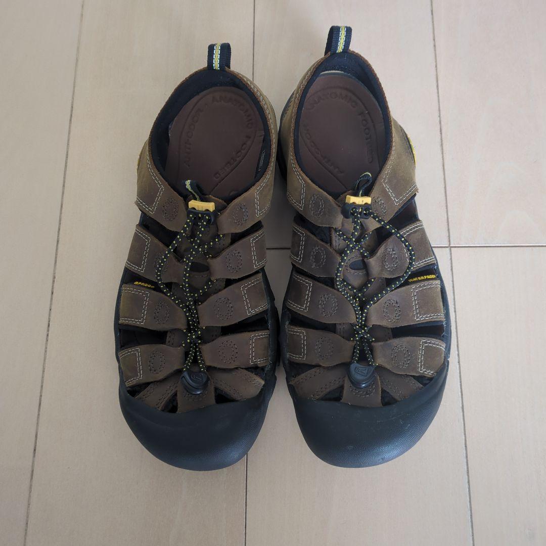 (27.5cm)KEEN ニューポート H2 レザー