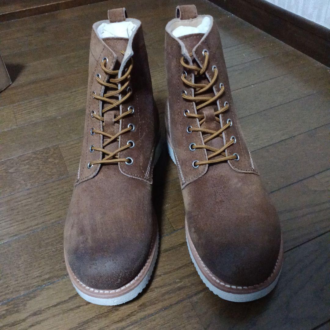 リーガルスタンダード　ブラウン スエード ワークブーツ　25cm
