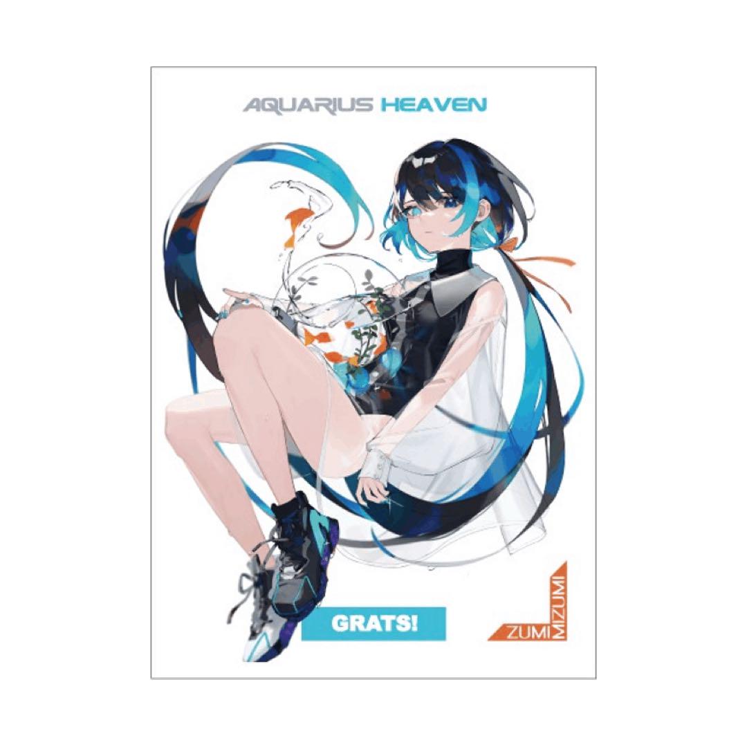 gratz! クリエイターズコラボスリーブ　水視ずみ Amazon.co.jp: Grats!スリーブ CROSS COLORS 水視ずみ : 文房具