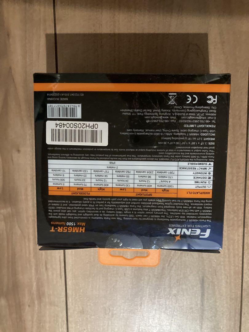 Fenix HM65R-T ヘッドランプ 1500ルーメン
