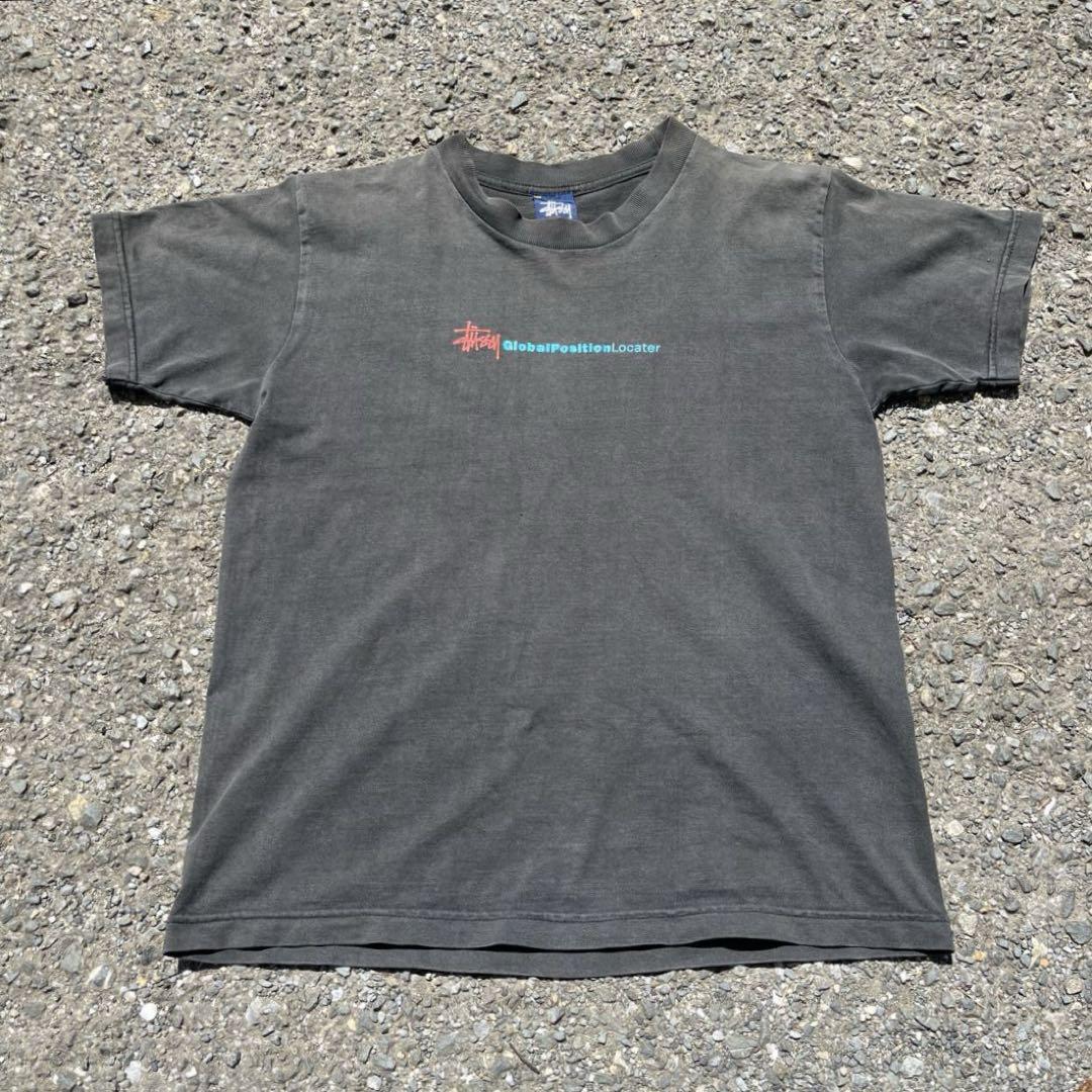 【激レア】 90s OLDSTUSSY 紺タグ ワールドツアー 色褪せ フェード