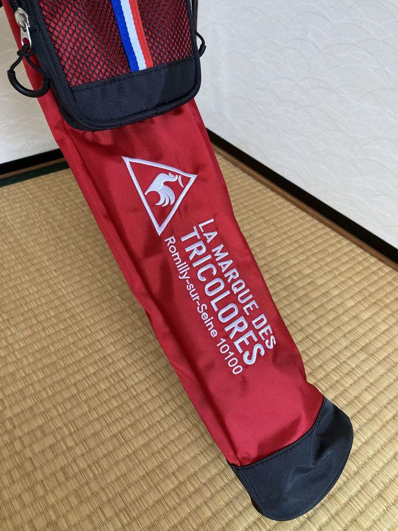 【美品】ルコック ゴルフ セルフスタンド クラブケース（レッド）