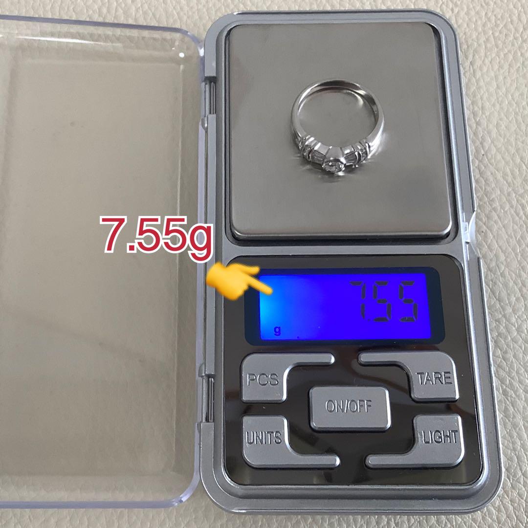 天然ダイヤモンド♢デザイン リング】Pt900・D0.42ct・D0.43ct