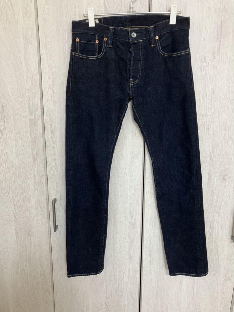 ONI DENIM　ムラ糸セルヴィッチ 5PK PT　裾 断切り ONI DENIM ムラ糸セルヴィッチ 5PK PT 裾 断切り（order