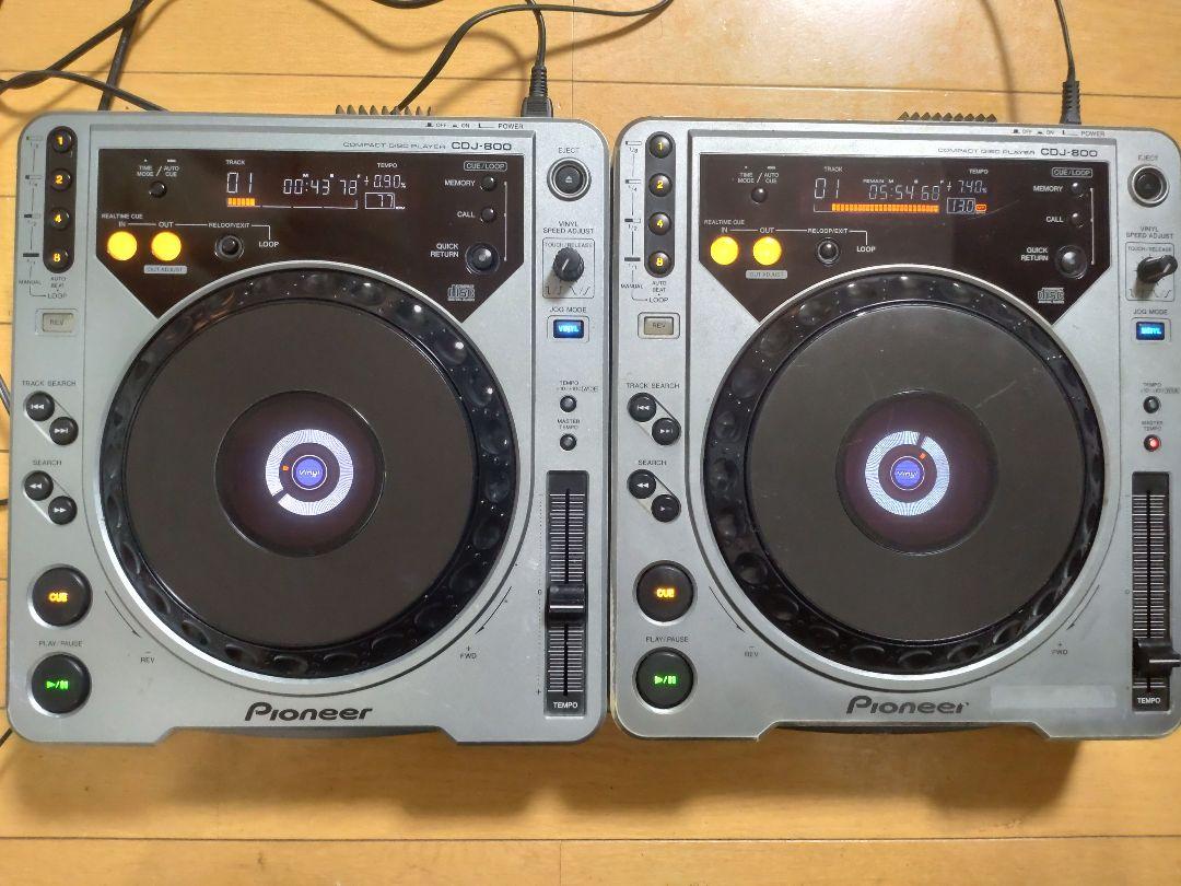 Pioneer CDJ-800×2台セット ピックアップレンズ交換　送料込み