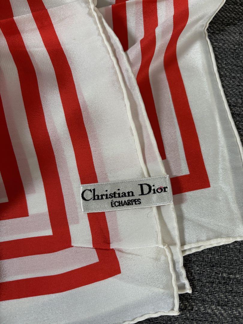 【新品未使用】絹100%Christian Dior スカーフ