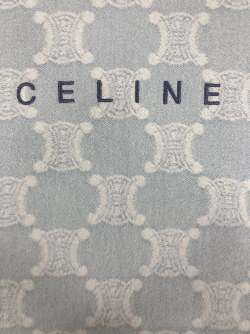 セリーヌ CELINE マカダム 綿毛布 140×200 西川産業
