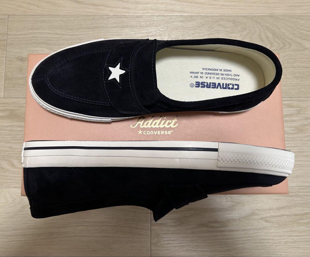 靴 CONVERSE ADDICT ONE STAR LOAFER NAVY 28