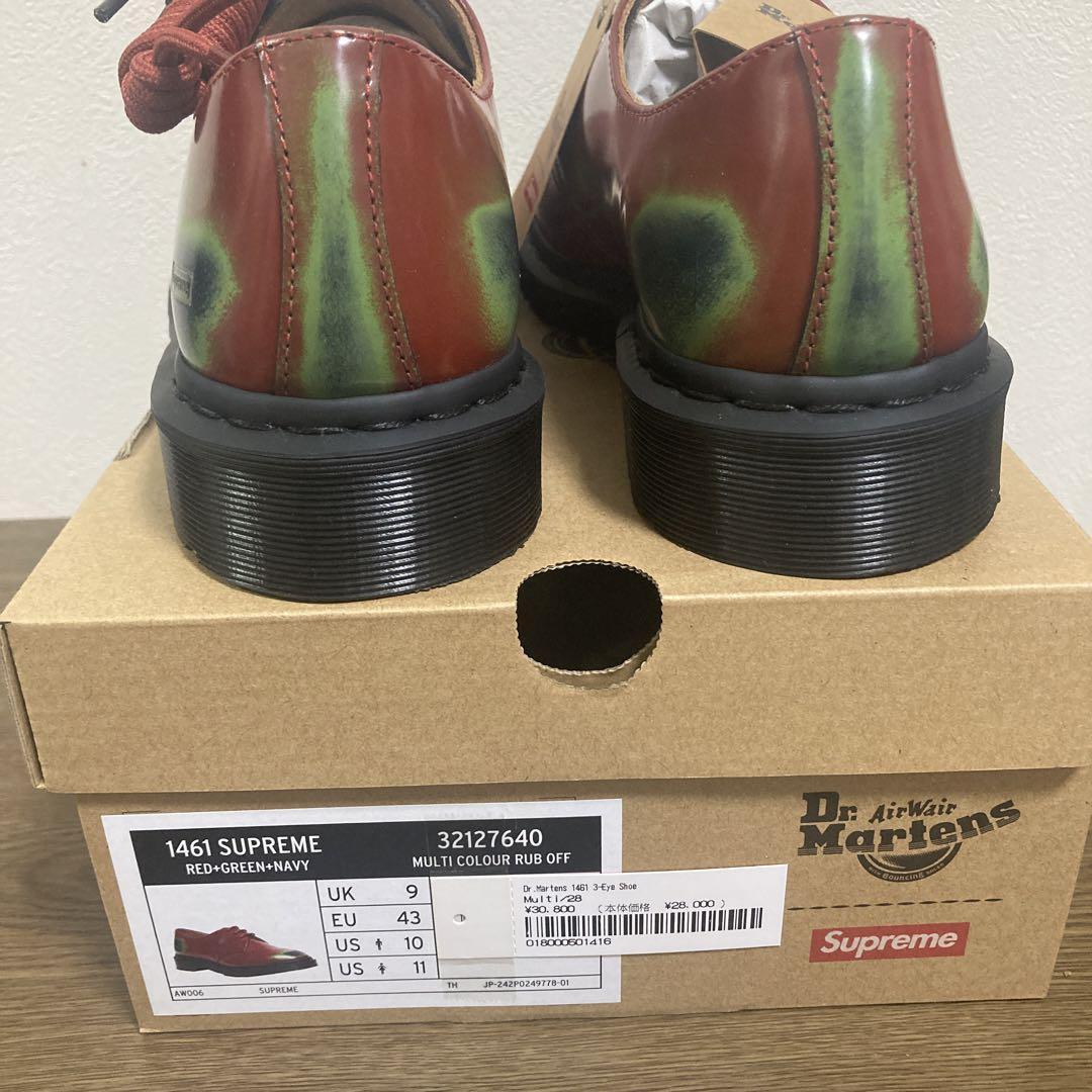 新品未使用　Supreme Dr.Martens 1461 3-Eye Shoe