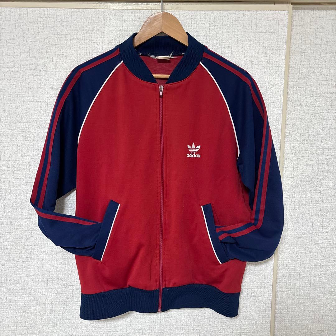 adidas トラックジャケット　80s ネイビー ATP デサント