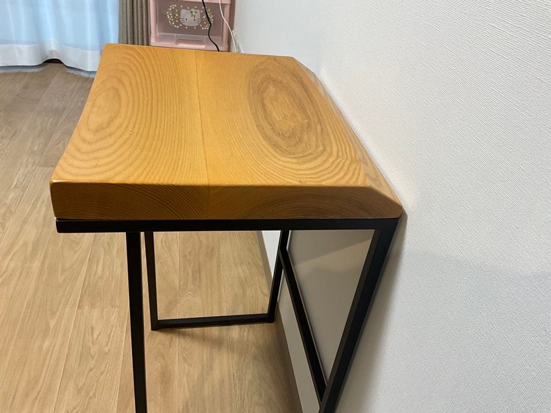 木製スツール ブラック脚目立った傷や汚れなし