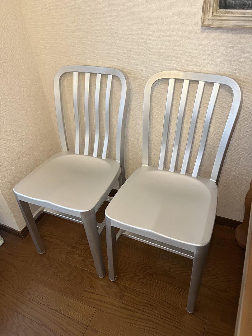 DULTON ALUMINIUM STANDARD CHAIR 椅子 2脚セット