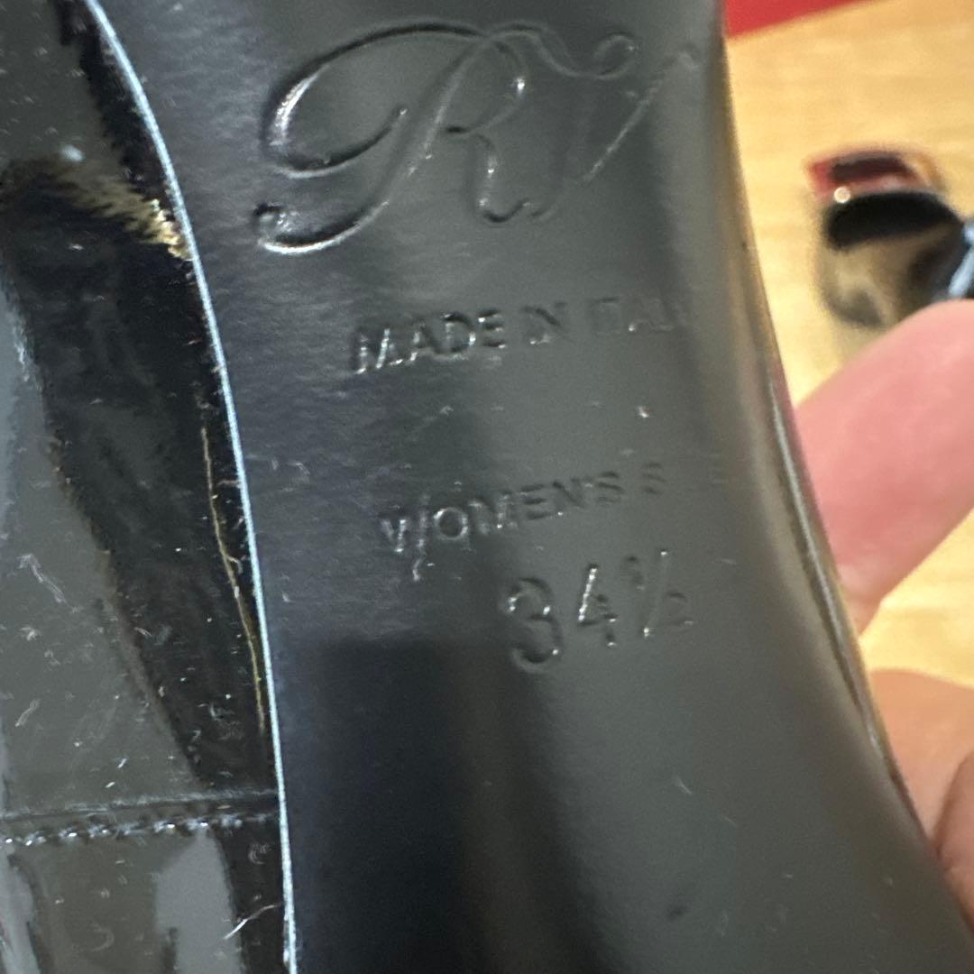 ロジェヴィヴィエ　トランペット パテント　パンプス ヒール 34 1/2