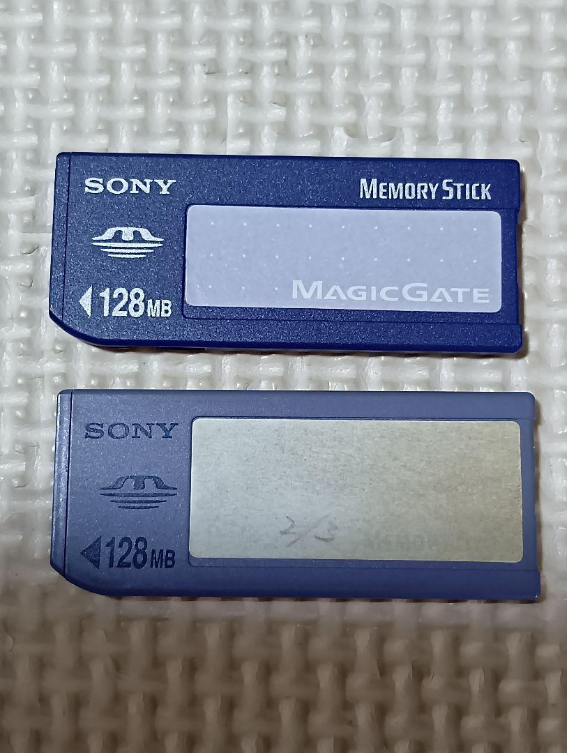 SONY 純正 メモリースティック 128MB 2枚 4,700円