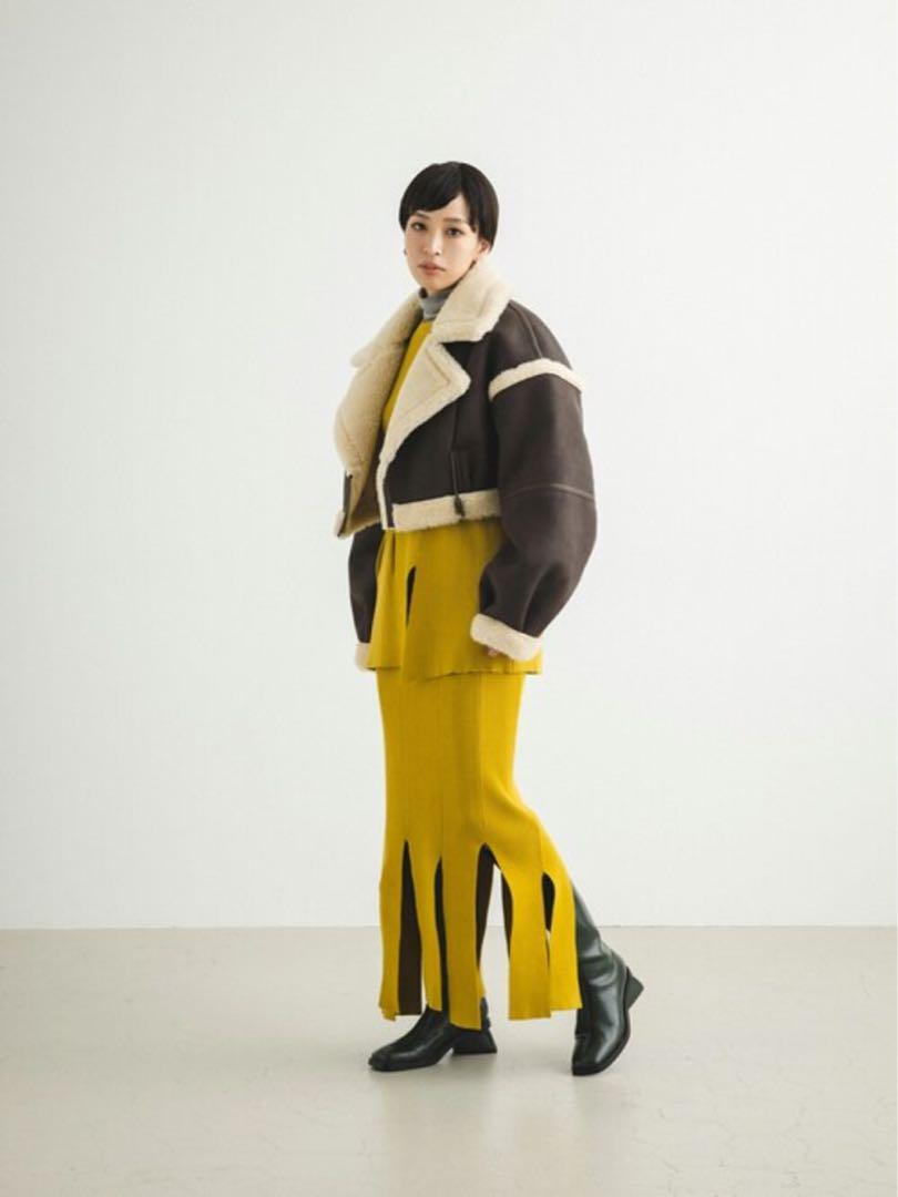 throw by SLY mouton crop ジャケット