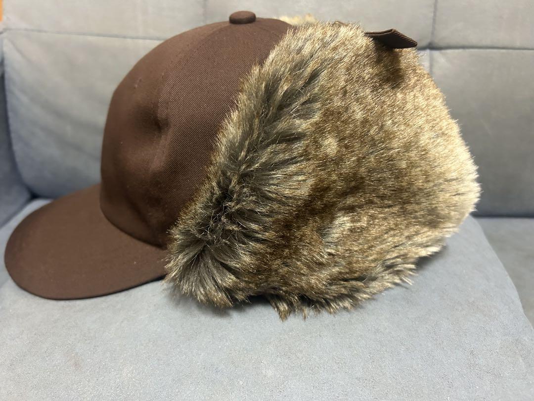 CA4LA FLAPCAP PCFURブラウン