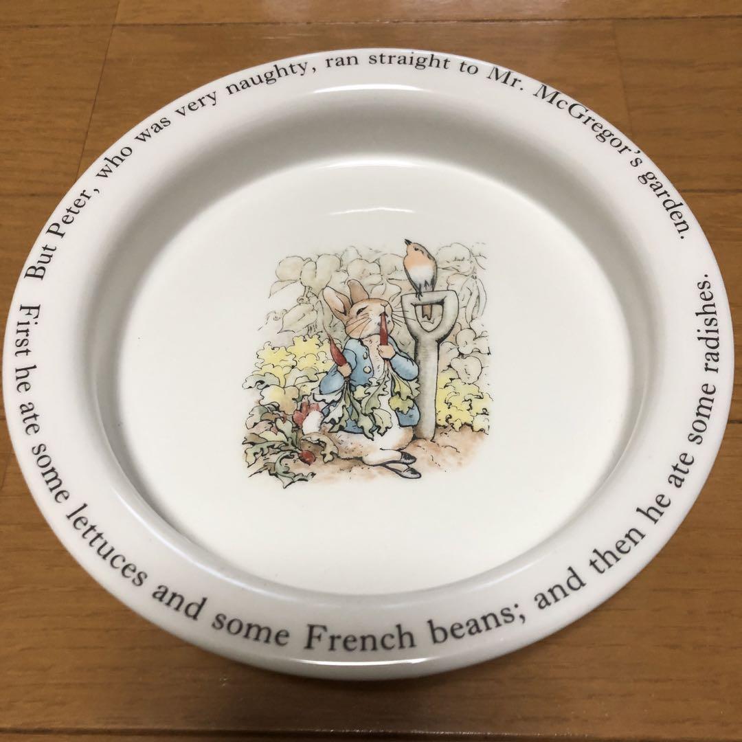 ピーターラビットポリンジャー皿ウエッジウッドWEDGWOOD