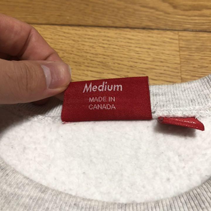 supreme box logo crewneck 18aw ★ M size