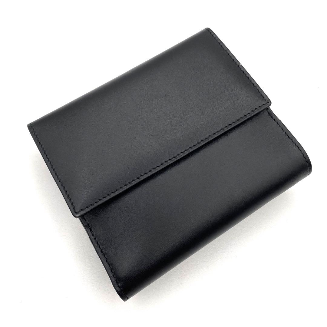 新品・未使用 GUCCI 二つ折り財布 ブラック レザー ジャッキー 新品・未使用 GUCCI 二つ折り財布 ブラック レザー ジャッキー