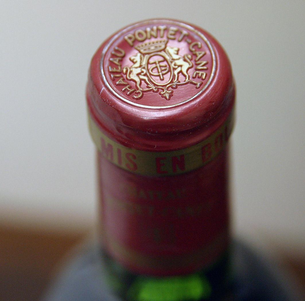 古酒　シャトー・ポンテ・カネ1980　Chateau Pontet-Canet
